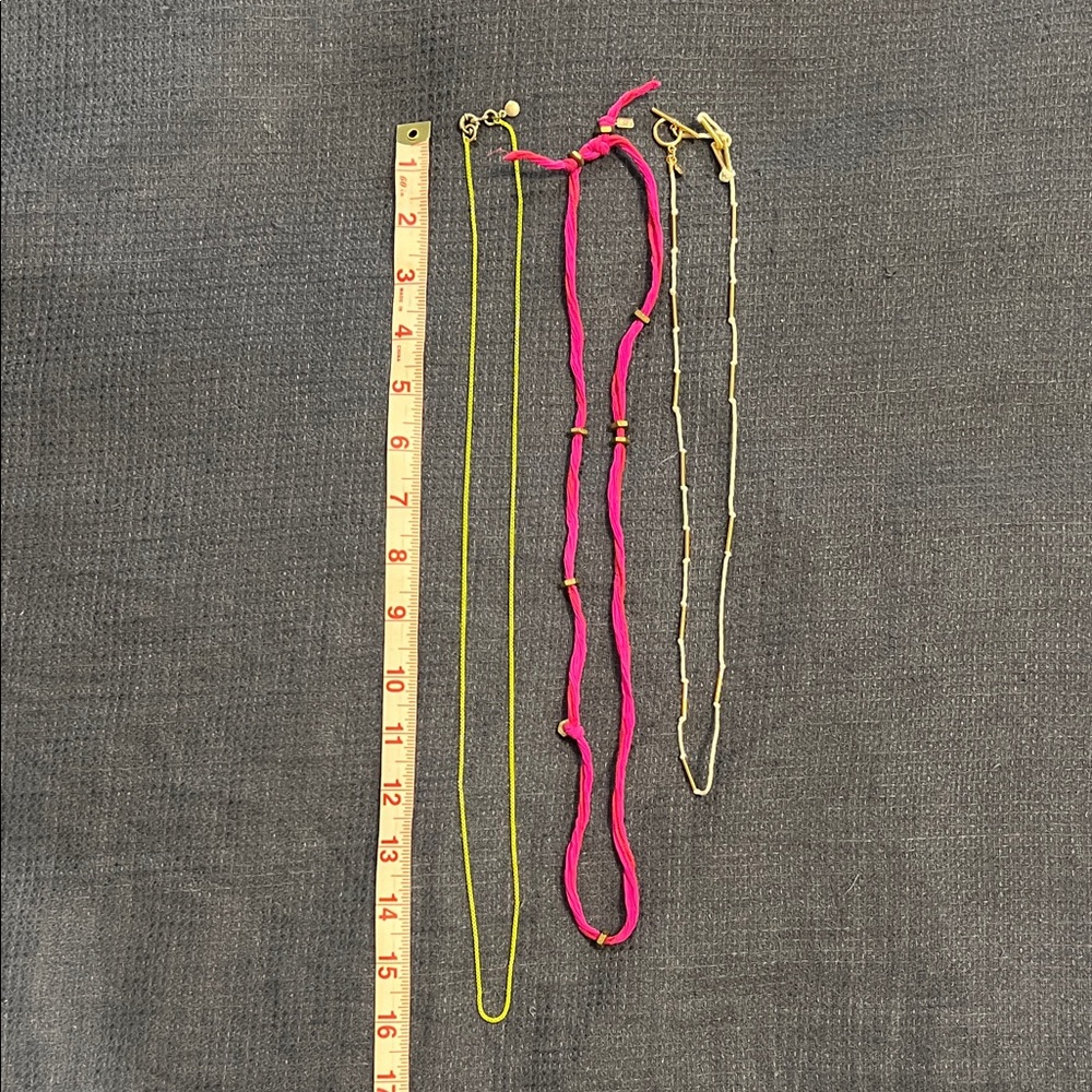 J.Crew Multi-Color Necklace Bundle of 3